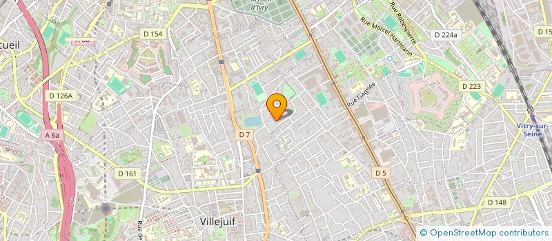 localisation de l'entreprise MONSIEUR SIMON GUEZ à VITRY-SUR-SEINE