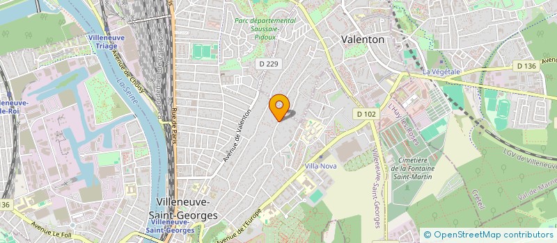 localisation de l'entreprise MONSIEUR SIMON GUILLAIN à VILLENEUVE-SAINT-GEORGES