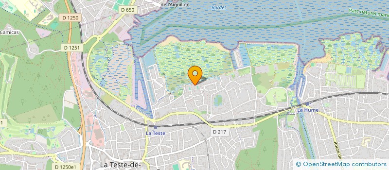localisation de l'entreprise MONSIEUR SIMON GUILLAUD à LA TESTE-DE-BUCH