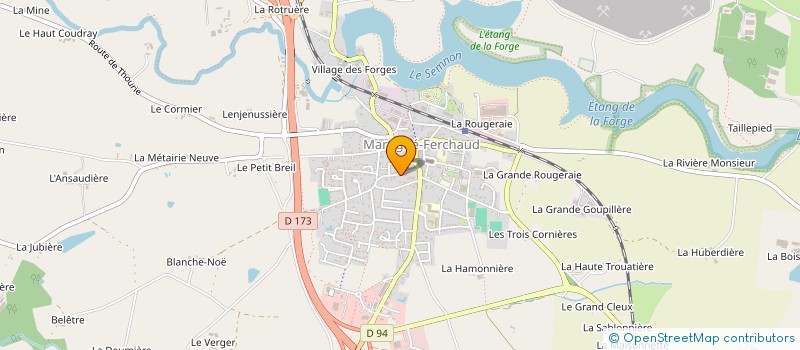 localisation de l'entreprise MONSIEUR SIMON GUILLEMONT  MARTIGNE-FERCHAUD