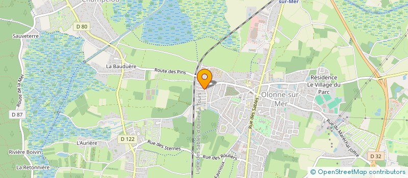 localisation de l'entreprise MONSIEUR SIMON GUILLOT  LES SABLES D'OLONNE