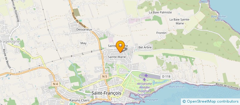 localisation de l'entreprise MONSIEUR SIMON GUYOT à SAINT-FRANCOIS
