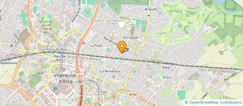 localisation de l'entreprise MONSIEUR SIMON HAEDENS  VILLENEUVE-D'ASCQ