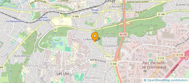 localisation de l'entreprise MONSIEUR SIMON HALPHEN à ORSAY