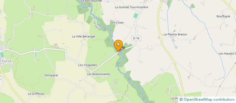 localisation de l'entreprise MONSIEUR SIMON HARDY  LE FERRE