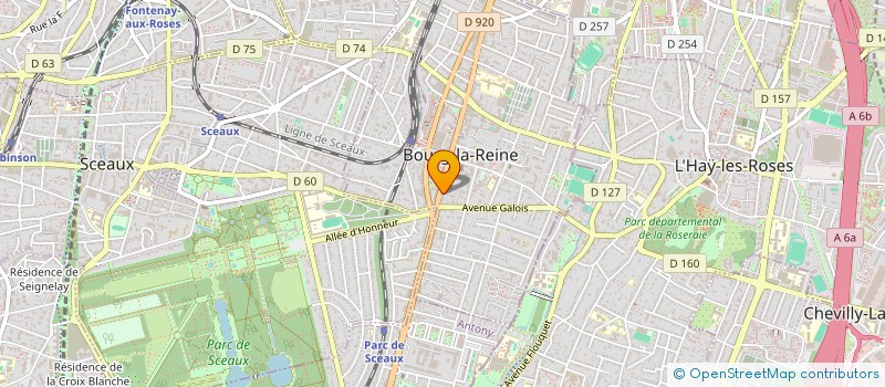 localisation de l'entreprise MONSIEUR SIMON HECKER à BOURG-LA-REINE
