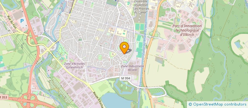 localisation de l'entreprise MONSIEUR SIMON HEITZ  ILLKIRCH-GRAFFENSTADEN