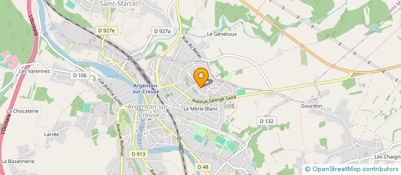 localisation de l'entreprise MONSIEUR SIMON HEMERY à ARGENTON-SUR-CREUSE