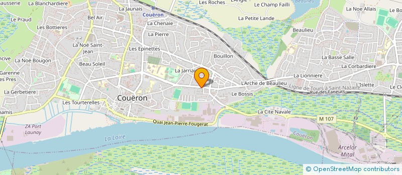 localisation de l'entreprise MONSIEUR SIMON HEMERY  COUERON