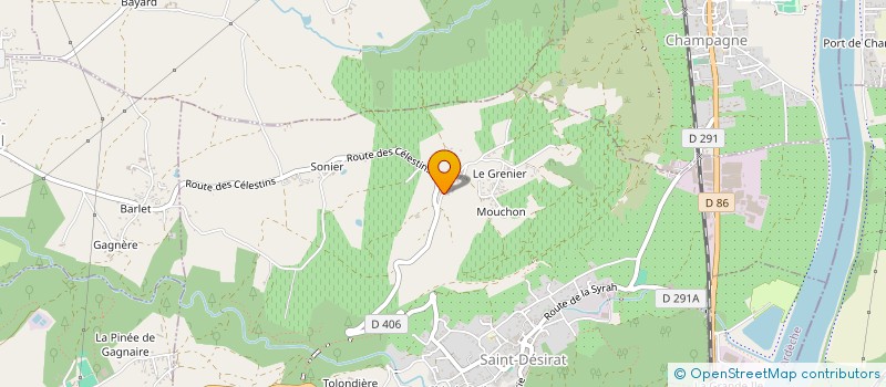 localisation de l'entreprise MONSIEUR SIMON HENNEBERT  SAINT-DESIRAT