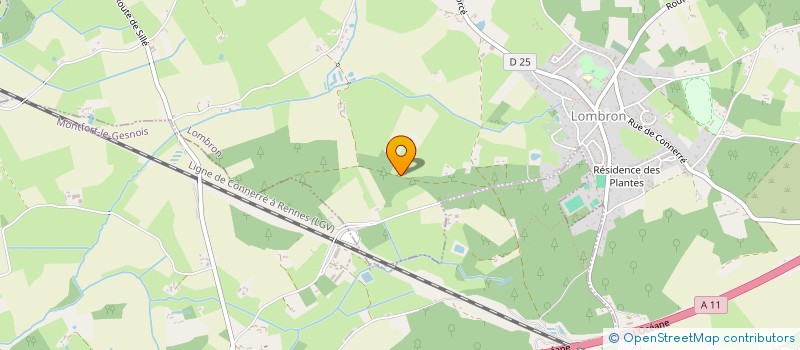 localisation de l'entreprise MONSIEUR SIMON HERMELINE  LOMBRON
