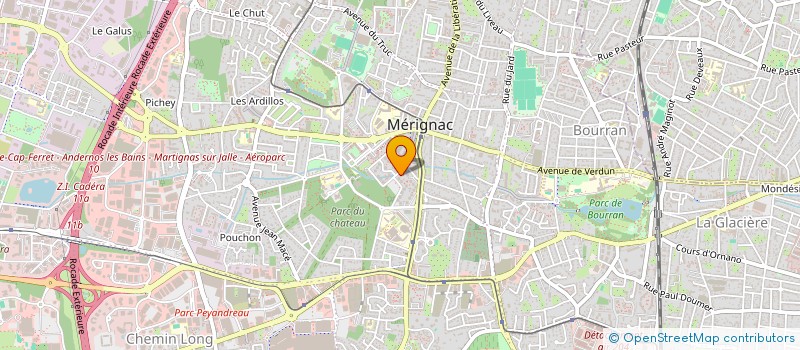 localisation de l'entreprise MONSIEUR SIMON HERNANDEZ  MERIGNAC