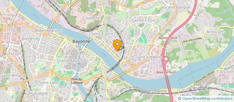 localisation de l'entreprise MONSIEUR SIMON HERRY  BAYONNE