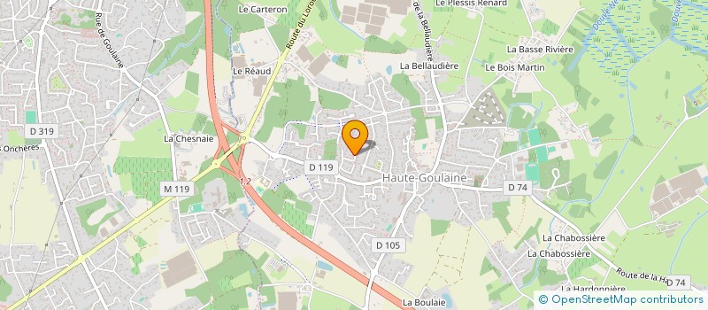 localisation de l'entreprise MONSIEUR SIMON HEURTEBISE  HAUTE-GOULAINE