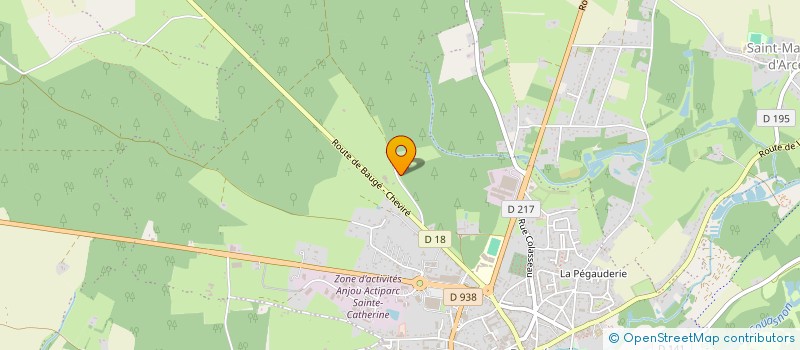 localisation de l'entreprise MONSIEUR SIMON HOFFECARD  BAUGE-EN-ANJOU