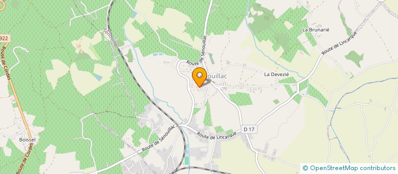 localisation de l'entreprise MONSIEUR SIMON HOLLINGWORTH  SENOUILLAC