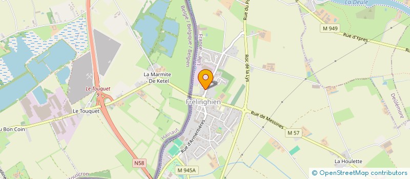 localisation de l'entreprise MONSIEUR SIMON HOURIEZ  FRELINGHIEN