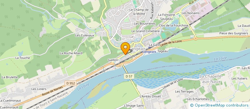localisation de l'entreprise MONSIEUR SIMON HUREAU à LANGEAIS