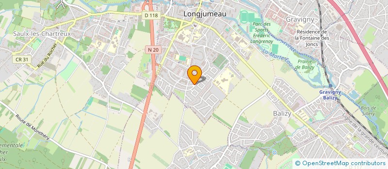 localisation de l'entreprise MONSIEUR SIMON IERMANN à LONGJUMEAU