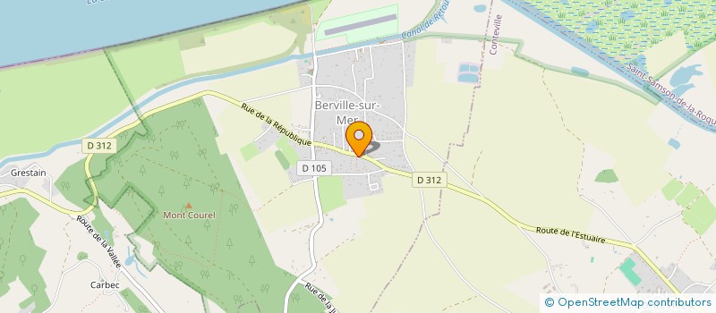 localisation de l'entreprise MONSIEUR SIMON INGLOT  BERVILLE-SUR-MER