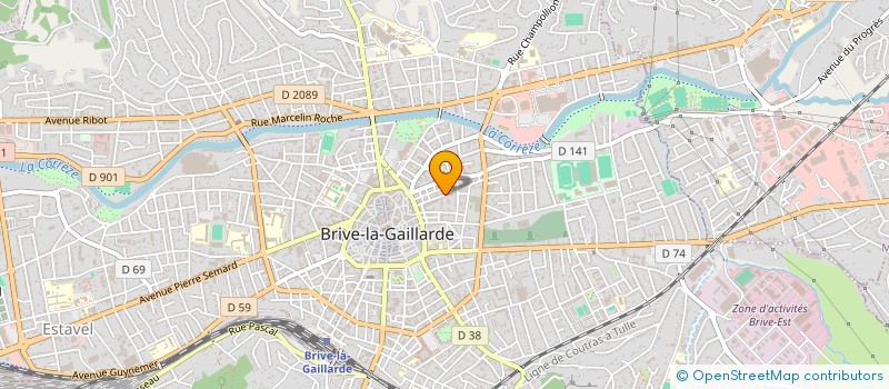 localisation de l'entreprise MONSIEUR SIMON ISCHARD  BRIVE-LA-GAILLARDE