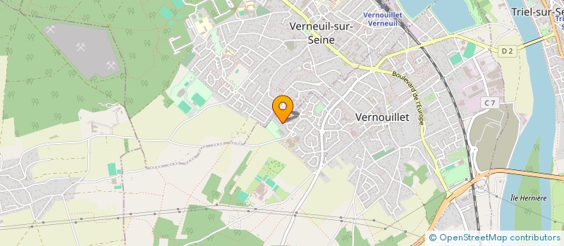 localisation de l'entreprise MONSIEUR SIMON JACQUET  POISSY