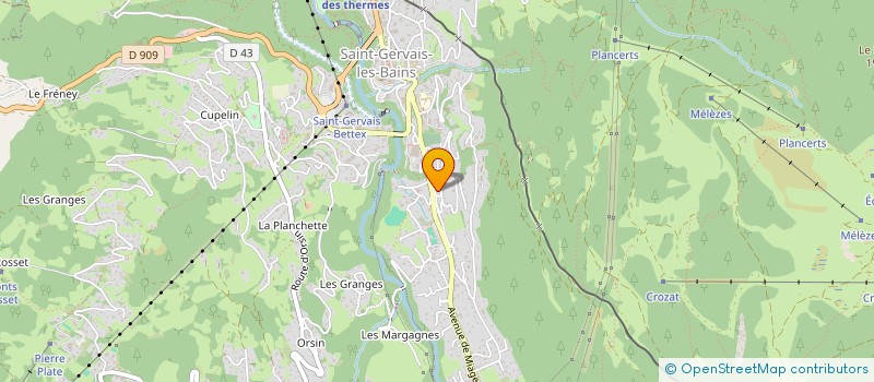 localisation de l'entreprise MONSIEUR SIMON JAMES  SAINT-GERVAIS-LES-BAINS