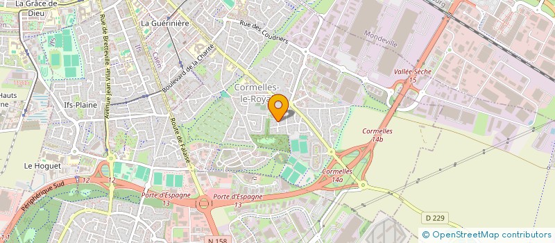 localisation de l'entreprise MONSIEUR SIMON JAMES  CORMELLES-LE-ROYAL