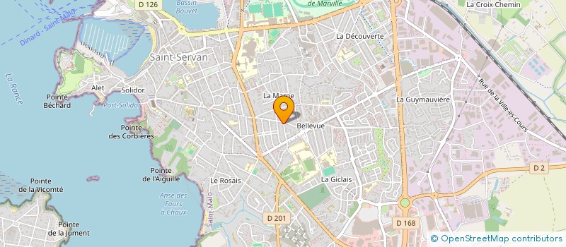 localisation de l'entreprise MONSIEUR SIMON JAN  SAINT-MALO