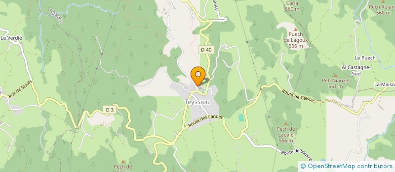 localisation de l'entreprise MONSIEUR SIMON JANSEN  TEYSSIEU