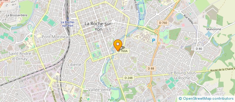 localisation de l'entreprise MONSIEUR SIMON JAQUES à LA ROCHE-SUR-YON