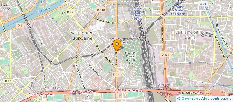 localisation de l'entreprise MONSIEUR SIMON JARDINE à SAINT-OUEN-SUR-SEINE