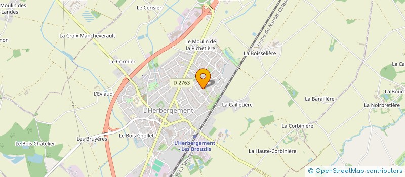 localisation de l'entreprise MONSIEUR SIMON JAULIN à L'HERBERGEMENT
