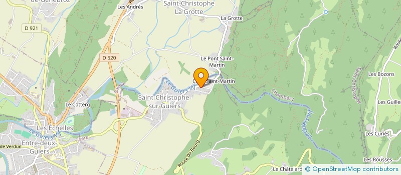 localisation de l'entreprise MONSIEUR SIMON JEAN  SAINT-CHRISTOPHE-SUR-GUIERS