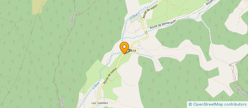 localisation de l'entreprise MONSIEUR SIMON JEANNE  SAINT-MAURICE-D'IBIE