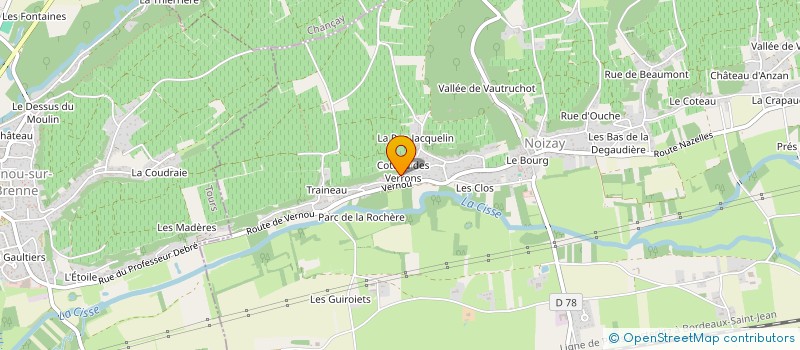 localisation de l'entreprise MONSIEUR SIMON JEANNET  NOIZAY