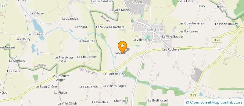 localisation de l'entreprise MONSIEUR SIMON JUETTE  SAINT-PERN