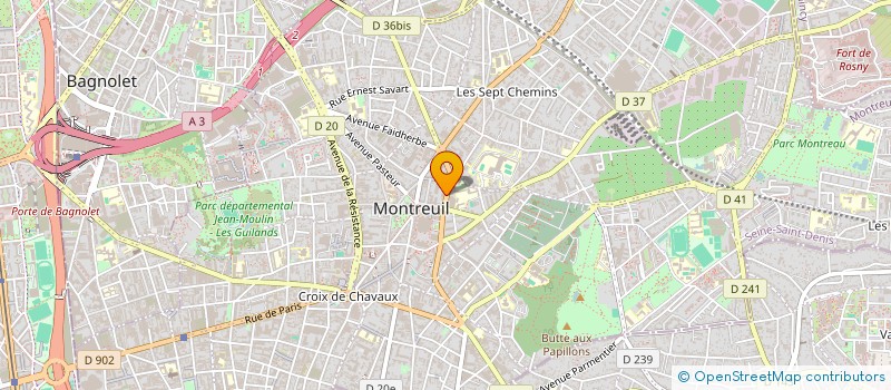 localisation de l'entreprise MONSIEUR SIMON JUNOT à MONTREUIL