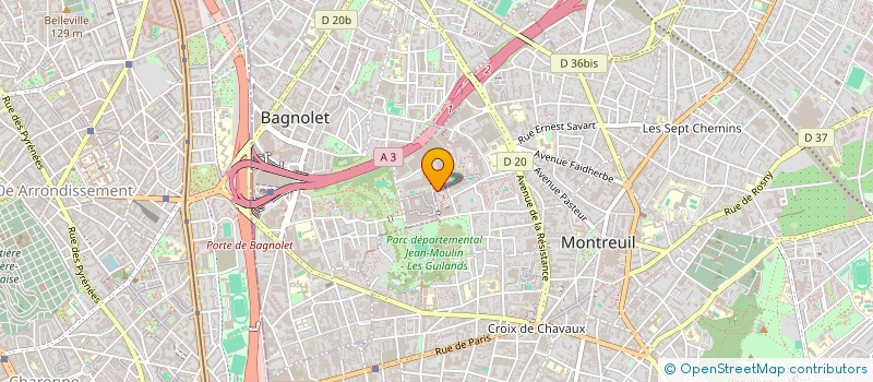 localisation de l'entreprise MONSIEUR SIMON KATUNGULU MBAYI à MONTREUIL