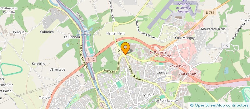 localisation de l'entreprise MONSIEUR SIMON KAYEMBA-KAY'S  MORLAIX