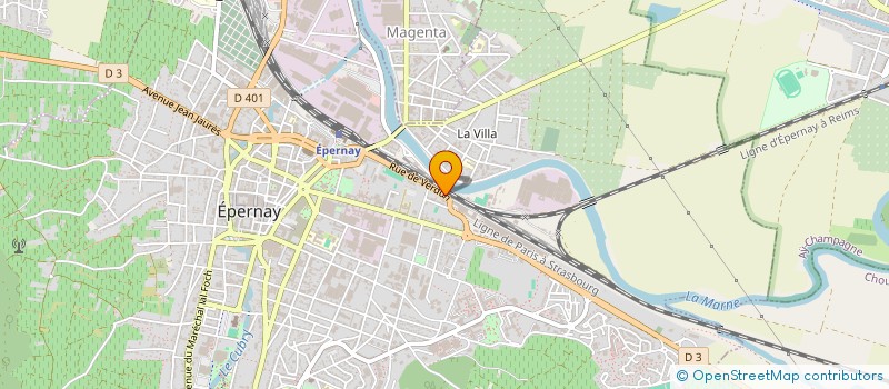 localisation de l'entreprise MONSIEUR SIMON KESLER  EPERNAY