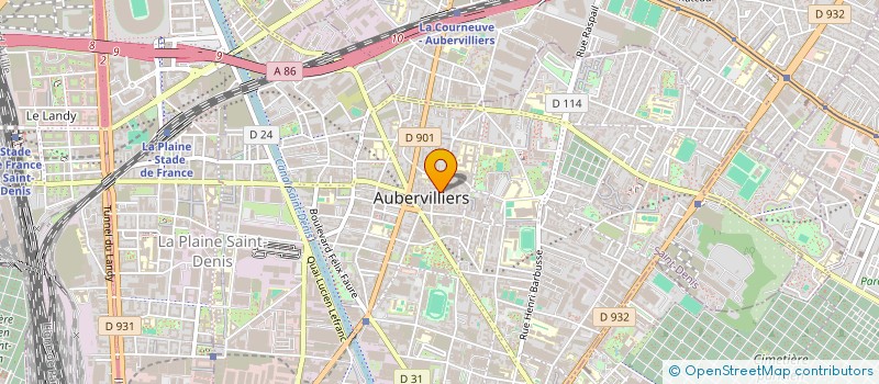 localisation de l'entreprise MONSIEUR SIMON KLEIN à AUBERVILLIERS