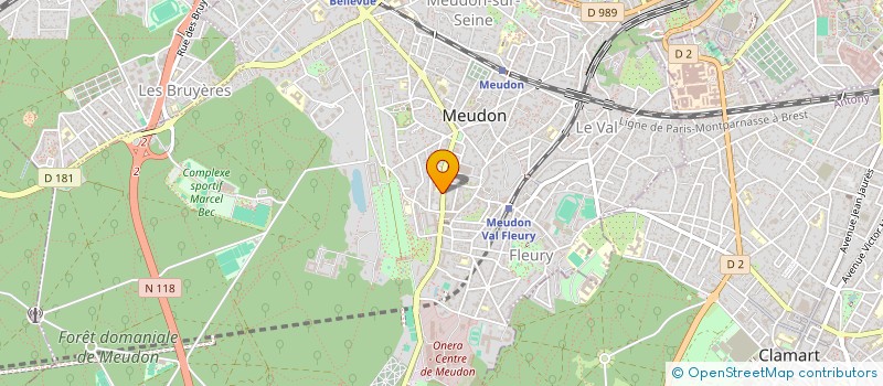 localisation de l'entreprise MONSIEUR SIMON KOFF à MEUDON