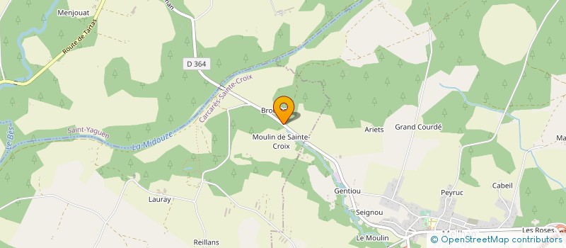 localisation de l'entreprise MONSIEUR SIMON LABE  CARCARES-SAINTE-CROIX