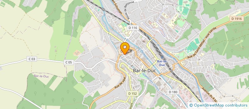 localisation de l'entreprise MONSIEUR SIMON LACAILLE à BAR-LE-DUC