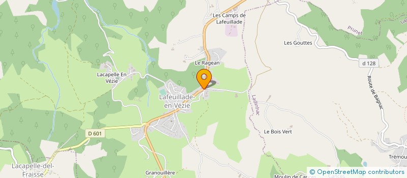 localisation de l'entreprise MONSIEUR SIMON LACALMONTIE à CARLAT