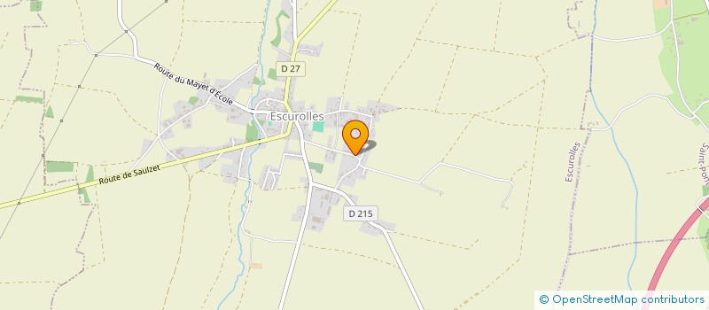 localisation de l'entreprise MONSIEUR SIMON LADEVIE  ESCUROLLES