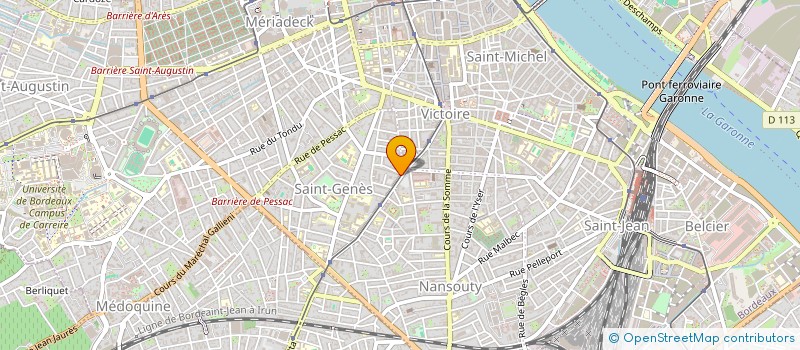 localisation de l'entreprise MONSIEUR SIMON LAFAGE  BORDEAUX