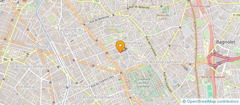 localisation de l'entreprise MONSIEUR SIMON LAFORGUE  PARIS