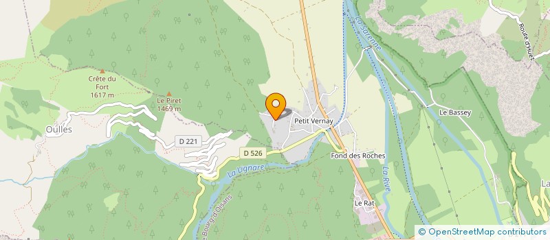 localisation de l'entreprise MONSIEUR SIMON LAGIER à LE BOURG-D'OISANS